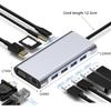 Universal Type C Docking Station 11 In 1 USB C Hub with 4K HDMI VGA PD Charging USB Ports for MacBook Laptop
