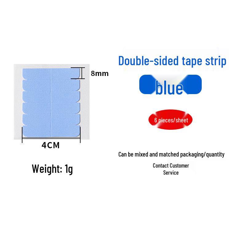 Прозрачная водонепроницаемая потовлагостойкая клейкая лента для парика - Невидимая, без следов, двусторонняя, высокой вязкости, защита от просвечивания.
