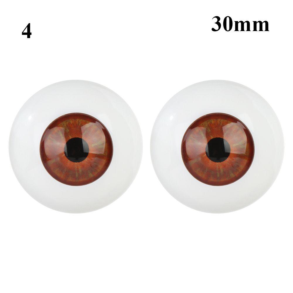 1 пара 24 мм 30 мм DIY Для BJD куклы Акриловые глаза Изготовление кукол Поделки Кукольный глаз Безопасная игрушка для животных