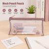 Transparent Pen Bag Square Shape Stationery Pouch Portable Storage Pouch  Beauty Tool Storage