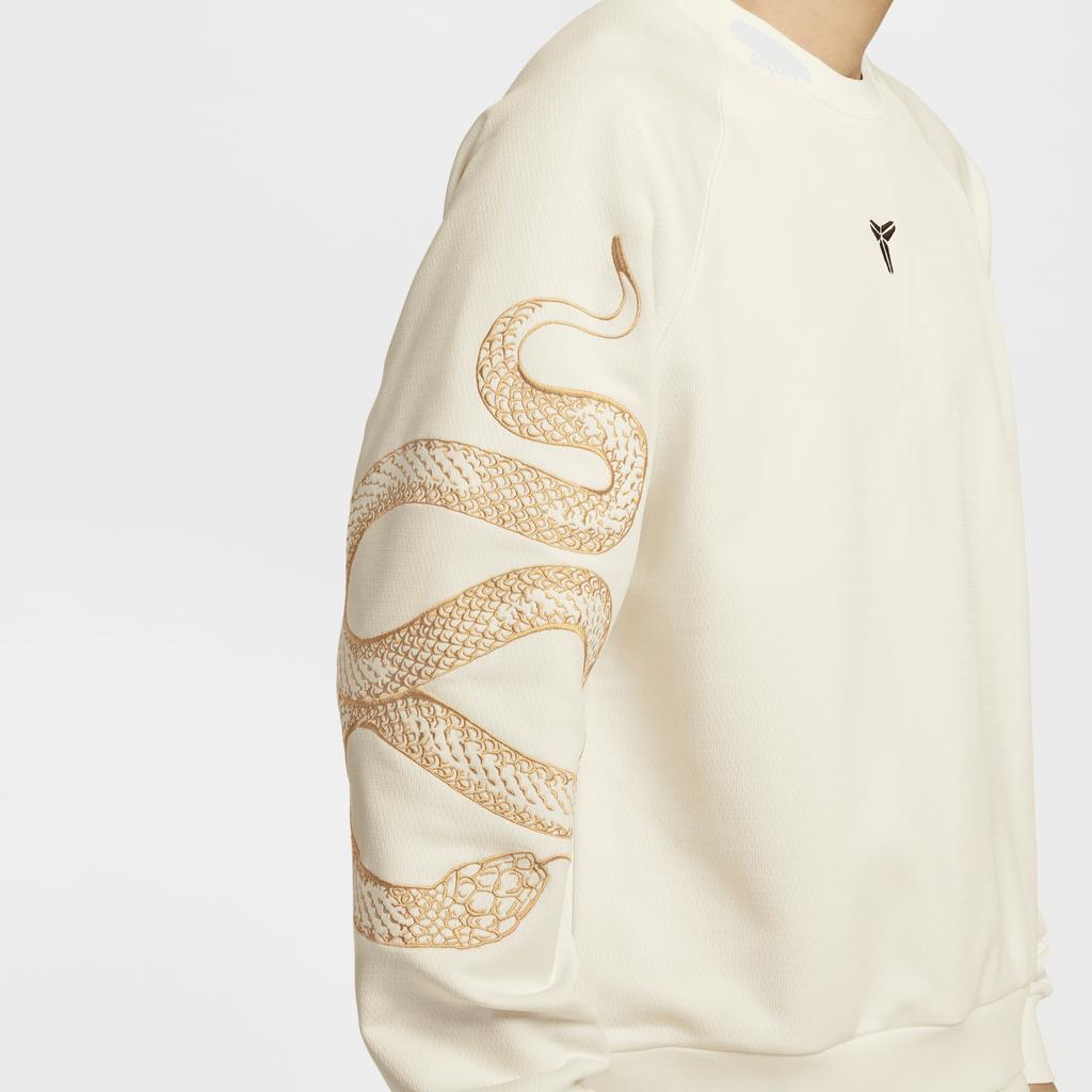 Nike SS25 Year Of The Mamba Kobe Collection Limited Edition Модная универсальная удобная толстовка с круглым вырезом Мужская толстовка Белая HQ4698-133