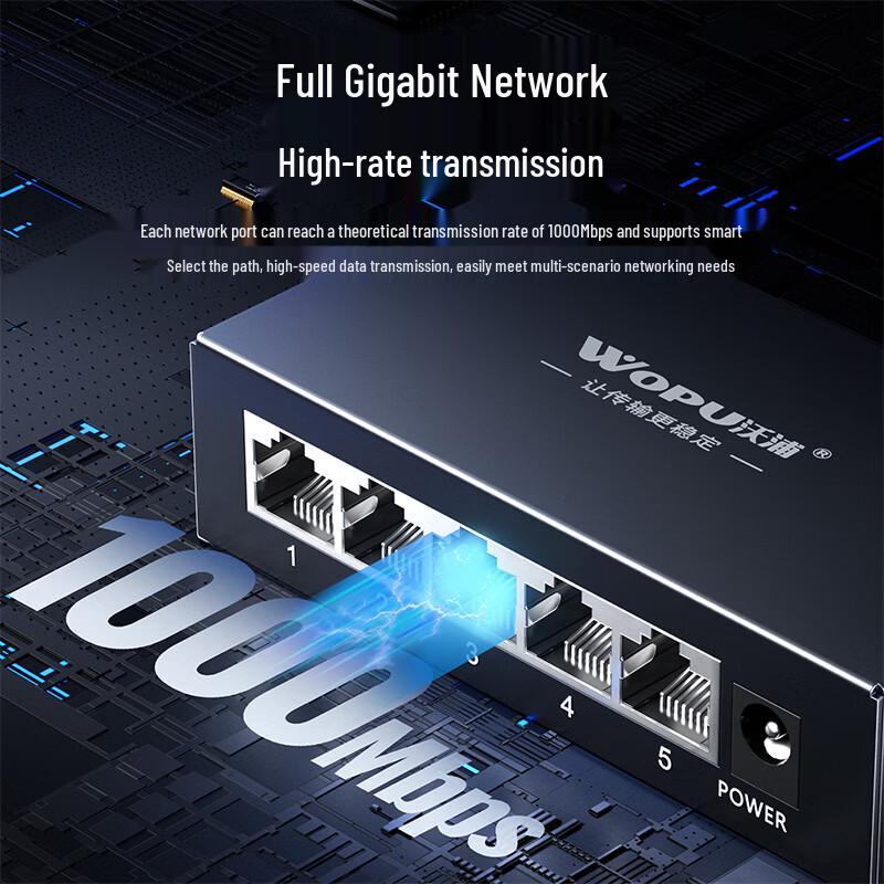 Woopu Gigabit Ethernet Network Switch