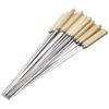 10PCS Anti-scalding Barbecue Skewers Stainless Steel Barbecue Tools New Barbecue Stick  Barbecue