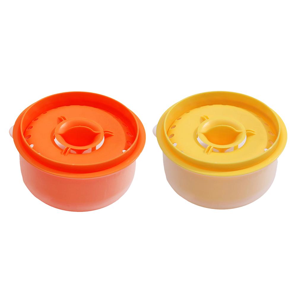 Разделитель желтка и белка яйца Кухонные гаджеты Сепаратор яиц на присоске Прозрачный Большая емкость Сливное отверстие Портативные кухонные аксессуары