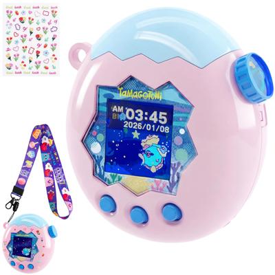 Чехол-обложка для Tamagotchi Paradise с поддержкой связи. Защитные милые наклейки на ремешок, три специальных ПЭТ-пленки в комплекте. Двухцветный цвет из поликарбоната