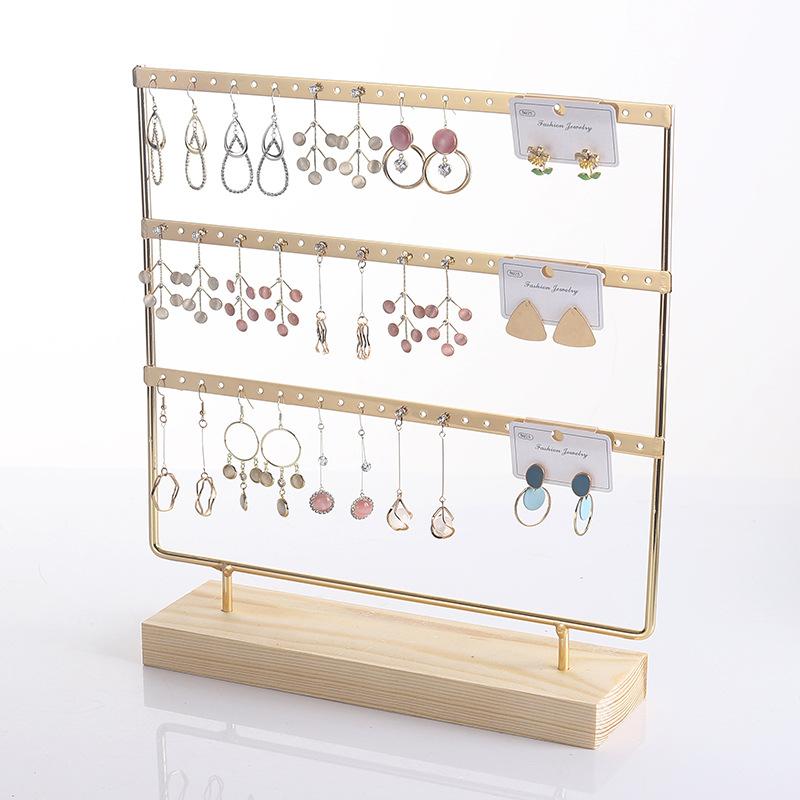 Counter Showcase Props Elegant Jewelry Storage Rack Bracelet Pendant Stand Convenient Earrings Display Stand For Gift For