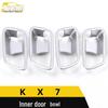 KX7 Interior Door Handle Anti-Scratch Bowl Decoration Frame and Sequins