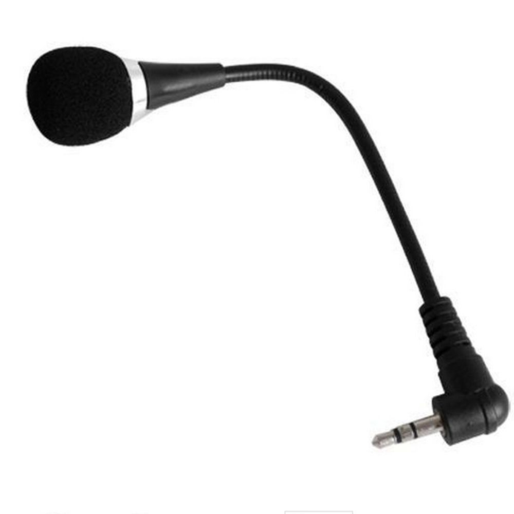 Wired Stereo Audio High Quality Mobile Phone for Laptop PC Small Computer Desktop Black Plug Mic Microphone Mini