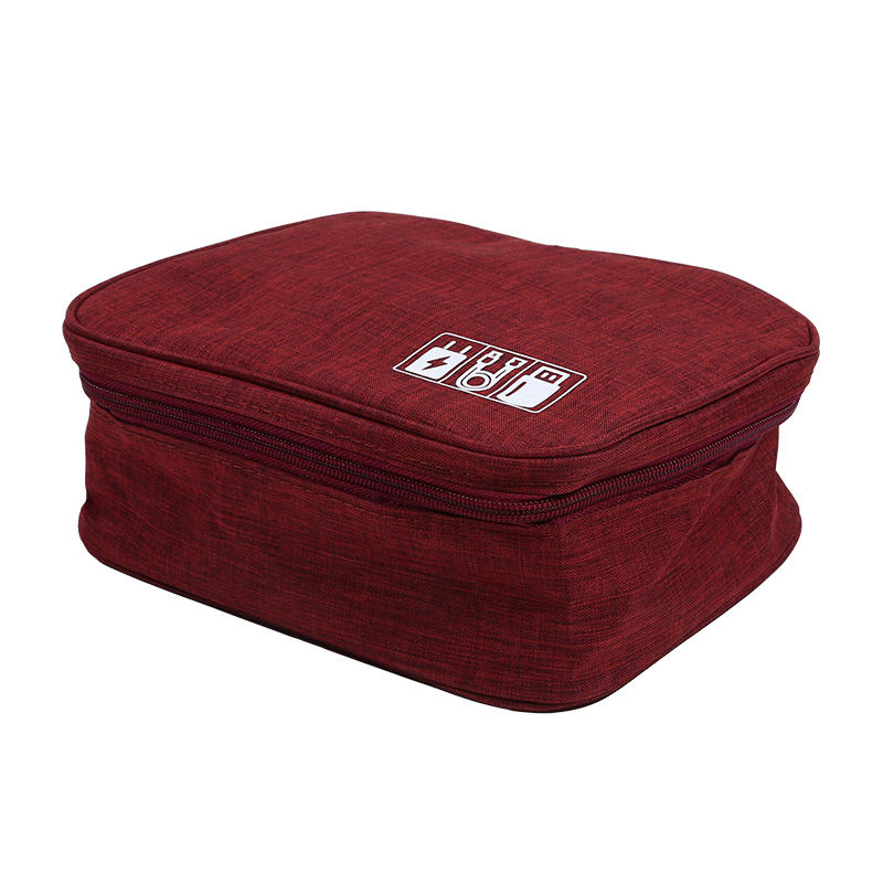 Waterproof Cable Storage Bag Portable USB Charger Organizer For Digital Electronics Travel Data Line Management