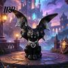 Waterproof Halloween Decor Witch Resin Lantern, Gothic Ghoul Terrifying LED Night Light, Ghost Decoration Hell Reaper Spooky Tabletop