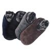 Men'S Winter Warm Soft Wool Thick Socks Non-Slip Slippers Floor Socks