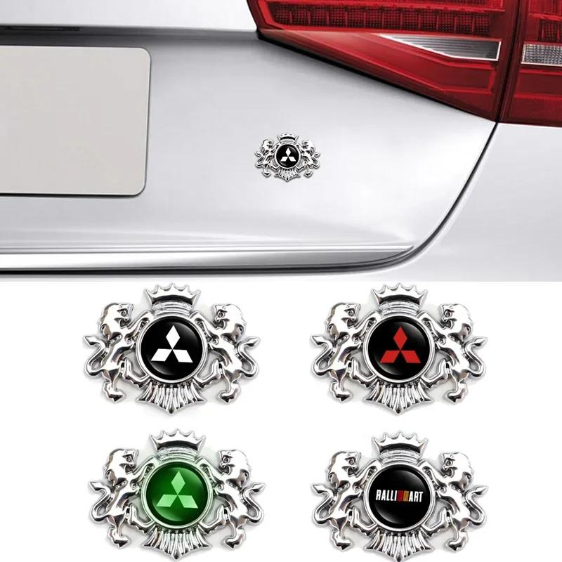 Стайлинг автомобиля Наклейка-значок Лев для Mitsubishi Ralliart ASX Pajero Eclipse Lancer 9 Pajero Outlander L200 Galant Montero Декаль