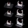 1/5Pcs Punch-free Self-adhesive Pipe Clamp Garden Irrigation Tube Clip Connector Water Tube Holder