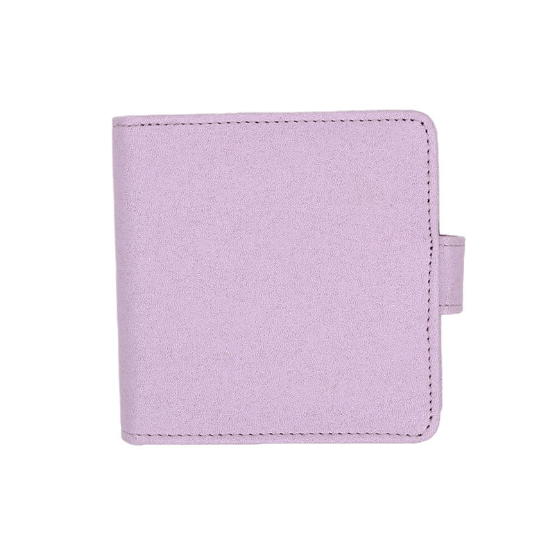 1PC PU 3-Hole Card Collection Book Цветной альбом с отрывными листами для хранения фотографий Почтовая открытка Сортировочный буклет