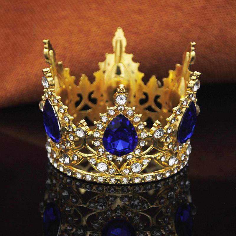 Princess Small Tiaras for Bridal Wedding Flower Decoration Cake Crown Topper Girls Birthday Gift Diadem Jewelry Accessories