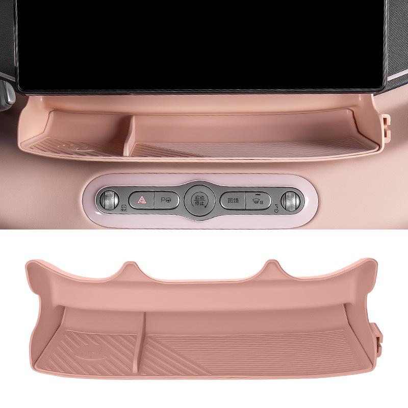 For Seagull Intelligent Driving Edition Car Under Screen Storage Box Organizer Tray Non Adhesive Buckle Car Modify Accessories