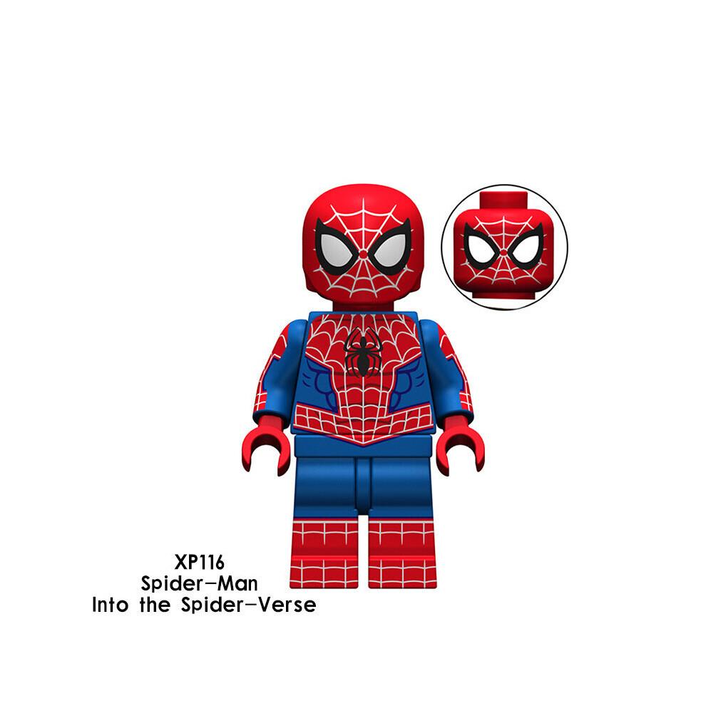 Mini Figure Superhero Hero Marvel Spider Man Building Block Toy 8pcs