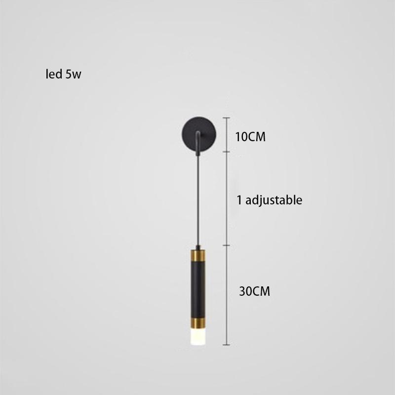 Светодиодный настенный светильник Nordic для спальни, современный минималистский креативный прожектор, фон для гостиной, декоративный настенный светильник Luste