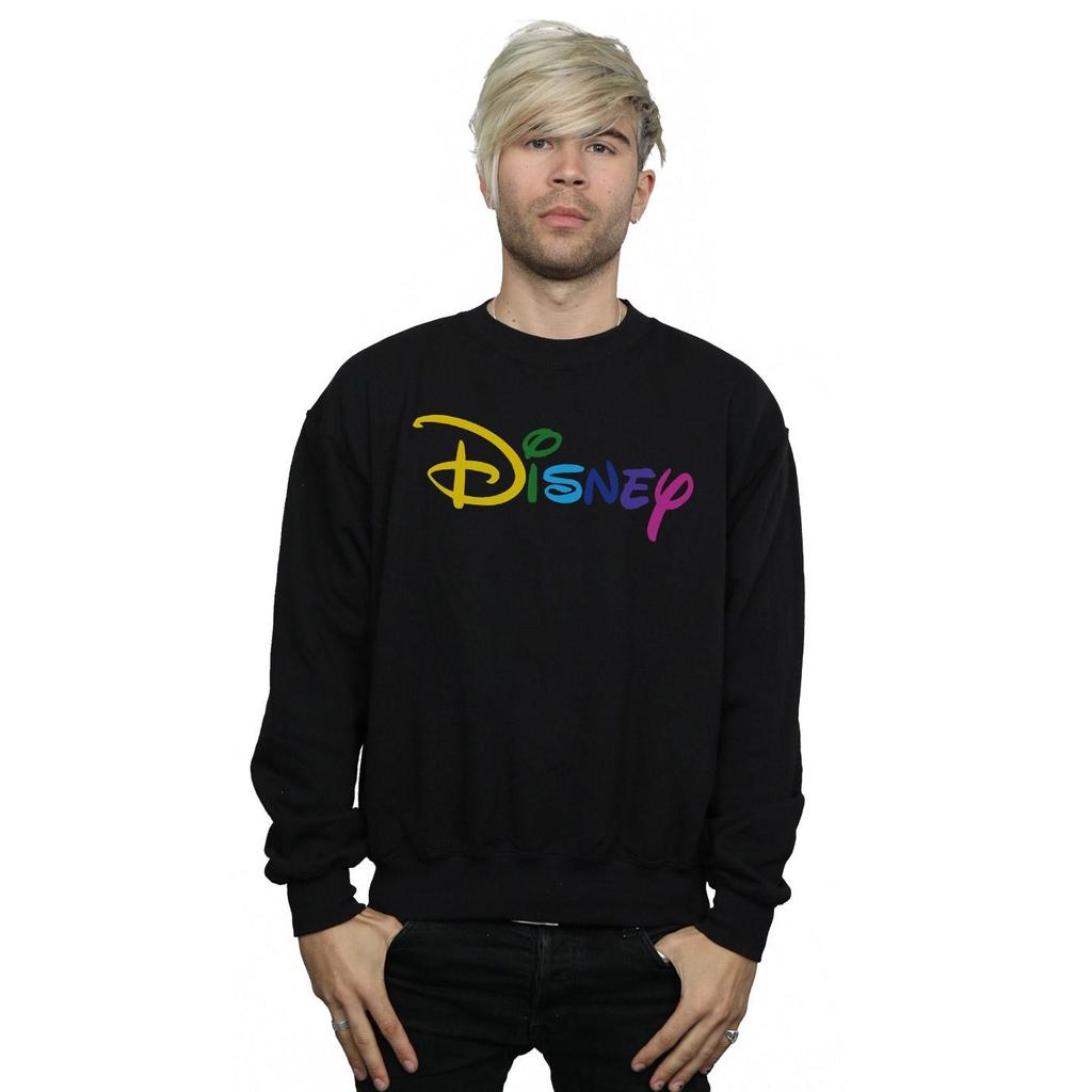 Disney Mens Colour Logo Sweatshirt
