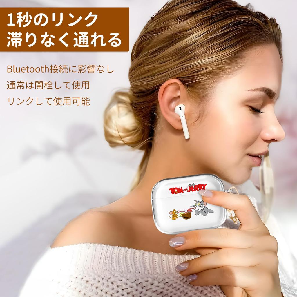 AirPods Pro2 Case AirPods Pro 2nd Generation Case Transparent Character TPU Cover Cute Stylish AirPods Pro 2 Case Apple Earphones Protective Case