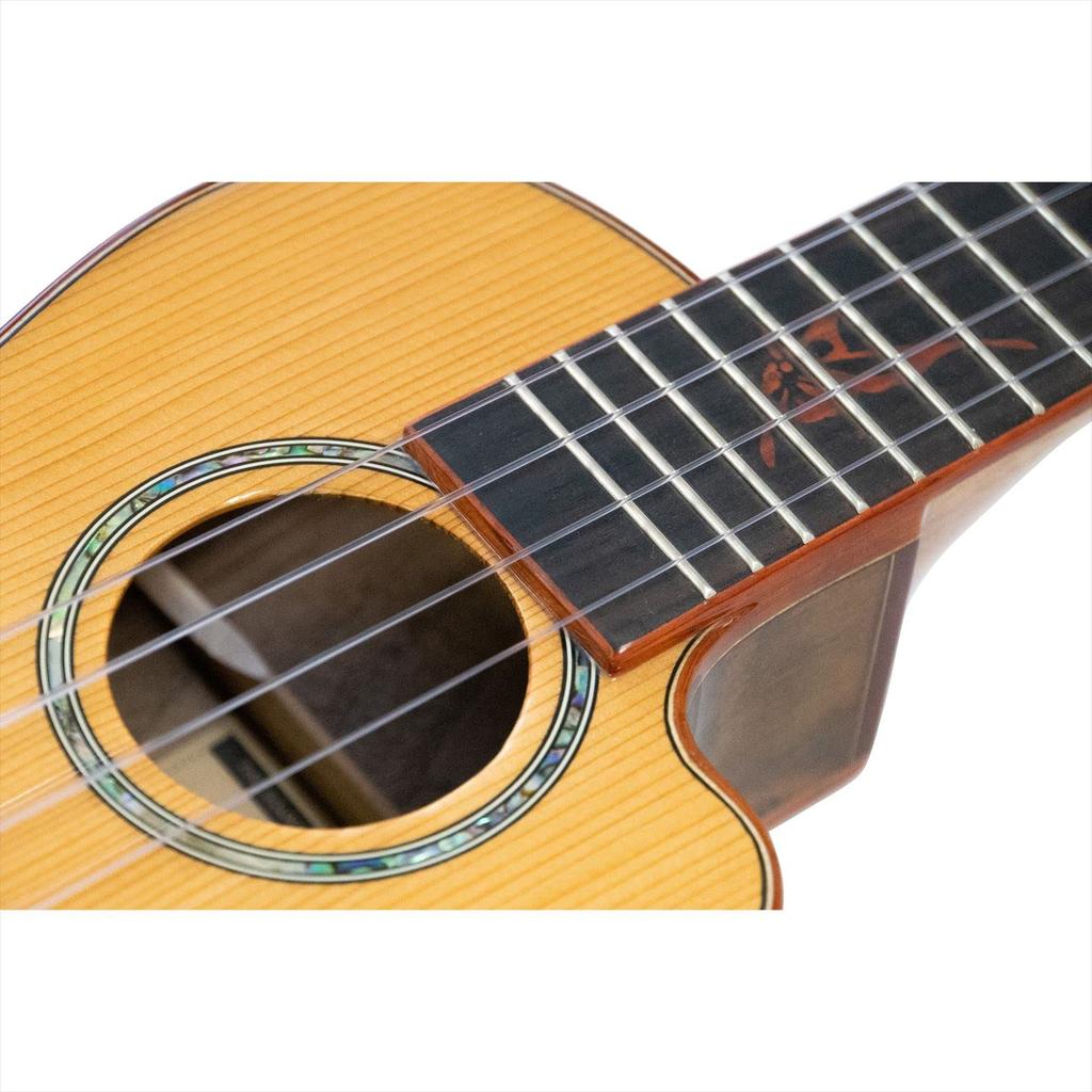 Укулеле концертного размера с внутренней проверкой [Kai UKULELE] KC-700C (с корпусом)