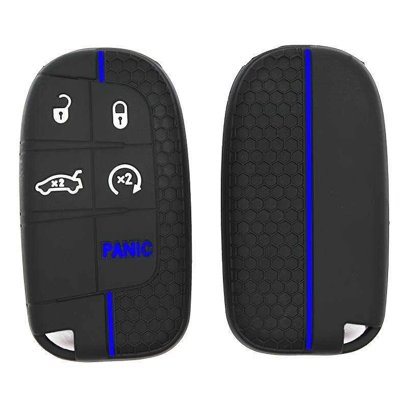 1 шт. Для Renegade Compass Grand Cherokee Chrysler 300C Wrangler Dodge Аксессуар Силиконовый Чехол-Крышка для Ключа Автомобиля с Пультом ДУ