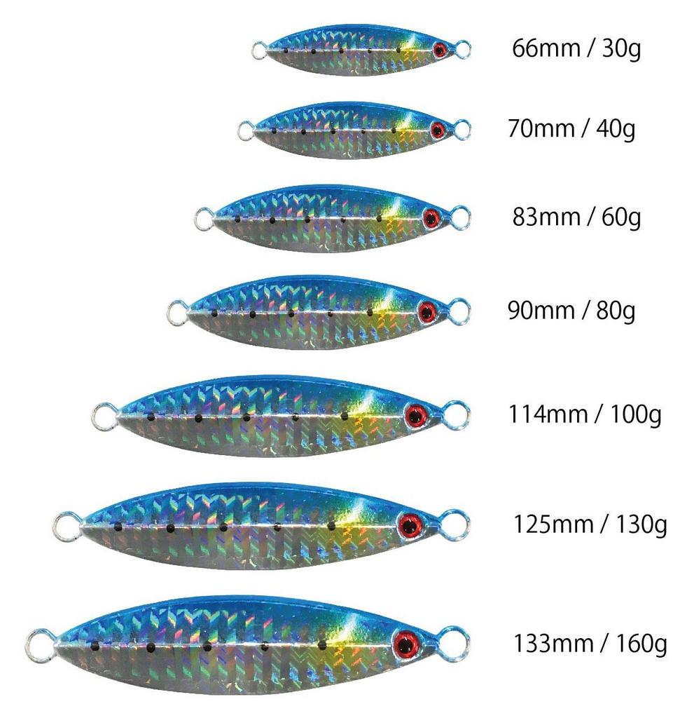 Orurudo Рыболовные снасти Медленный джиг для медленной атаки с Gan Набор из 6 штук для qb100142g99n0 Джиггинг, Gan, Цвета, Вращение, 160 г,