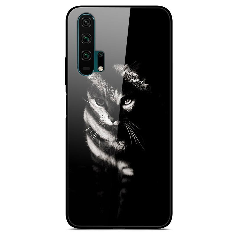 Чехлы для Honor 20 20S 20Pro V20 Закаленное Стекло Жесткая Задняя Крышка Для Huawei Honor 20 Чехлы для Телефона Honor20 Pro Чехол Honor20S V 20