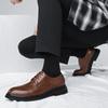 Business Formal High Quality Leather Flats Shoes Men Casual Low Top Solid Wedding Shoe Fashion Oxford Shoes Pointed Office Shoes