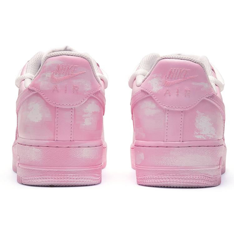 Nike Nike Air Force 1 Кожаные Термозащита Низкие Кеды для Скейтборда Мужские Розово-розовый Белый CW2288-111(КомандаР-С-КОРОБКА)