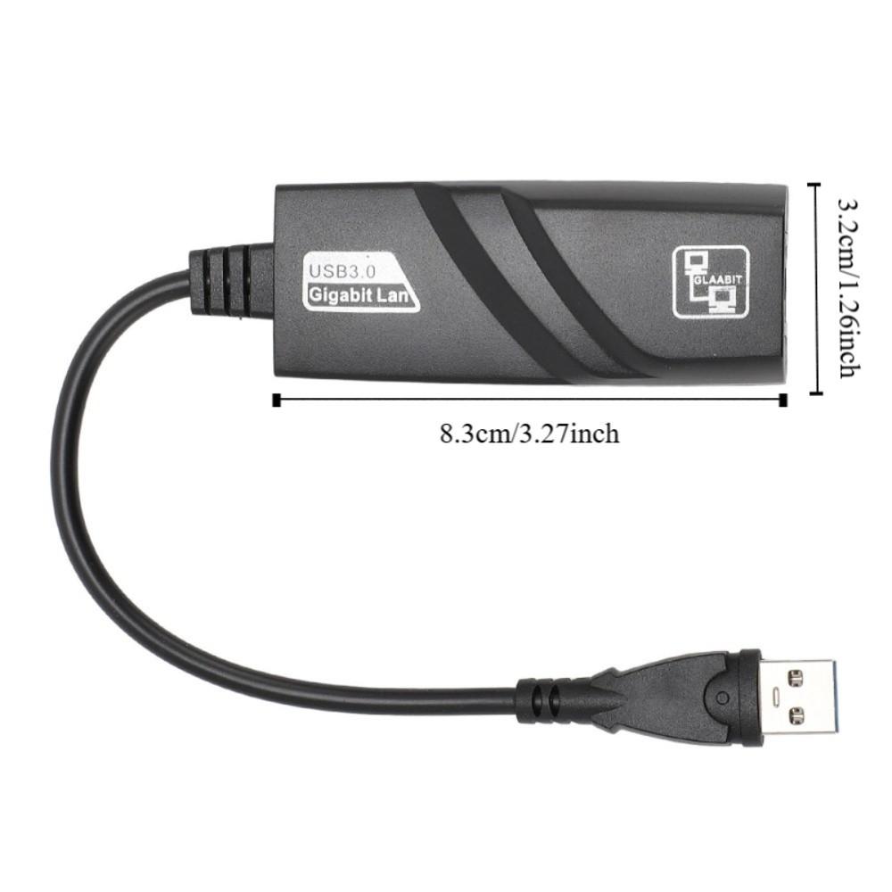 Гигабитный Ethernet-адаптер 10/100/1000 Мбит/с Plug and Play USB-адаптер Ethernet для настольного компьютера