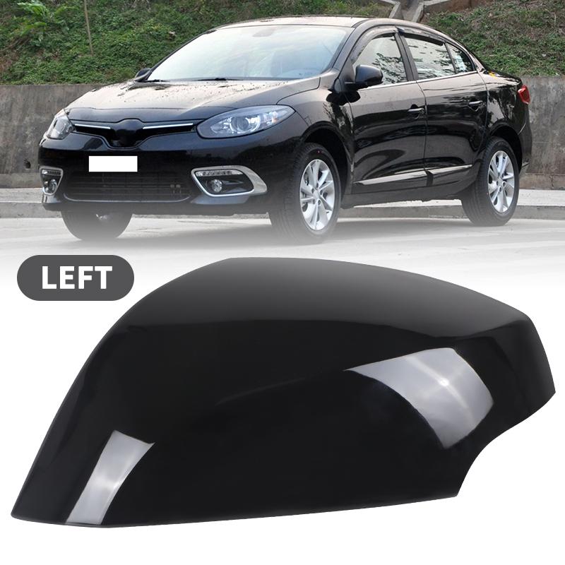 Glossy Black Left Right Rearview Side Mirror Cover For Renault Megane 3 MK3 III 2008-2015 Door Wing Rear View Mirror Cap Shell