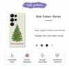 For Samsung Galaxy S25 Ultra Case Christmas Tree Pattern Printing Straight Edge TPU Phone Back Cover