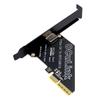 1 шт. Адаптерная карта PCIe на SFF-8611 и 8612 PCIe 4.0 X4/X1 к адаптеру Oculink Поддержка PCle4.0 Внешний адаптер Oculink SFF-8612 PCIe