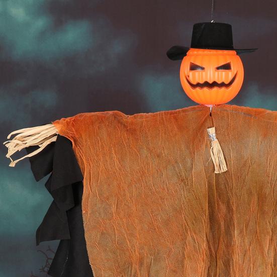Хэллоуин Подвесное Украшение Призрак Голова Тыквы Призрак Реквизит для Дома с Привидениями Украшение Призрак для Двора Патио Сада Внутреннего Наружного Использования