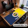 Большой Коврик для Мыши Fenerbahçe FC Принт Персонализированный Текст Имя Настольный Коврик для Офиса Игр