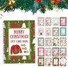 Full Color Design Christmas Card Clip College Survival Gift Book DIY Spiral Binding Festive Functional Xmas Student Themed Bookshelves