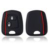 Силиконовый чехол-брелок для ключа зажигания Citroen C1 C2 C3 C4 Xsara Picasso, колпачок для ключа Peugeot 107 206 207 306 307 407 Toyota Aygo