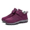 Warm cotton shoes, velvet men's winter thickened walking shoes, father shoes soft sole non-slip
