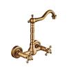Antique Bronze Pot Filler Tap Wall Mounted Foldable Kitchen Faucet Hot and Cold Single Hole Sink Tap Rotate Folding Spout  Brass