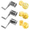 Silver Hand Crank Cheese Grater Stainless Steel Cheese Shredder Tool Cheese Cutter Slicer  Kitchen