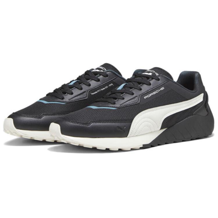 Puma Porsche Legacy Speedfusion Удобные модные низкие лайфстайл кроссовки Унисекс кроссовки Черный Белый 307778-01