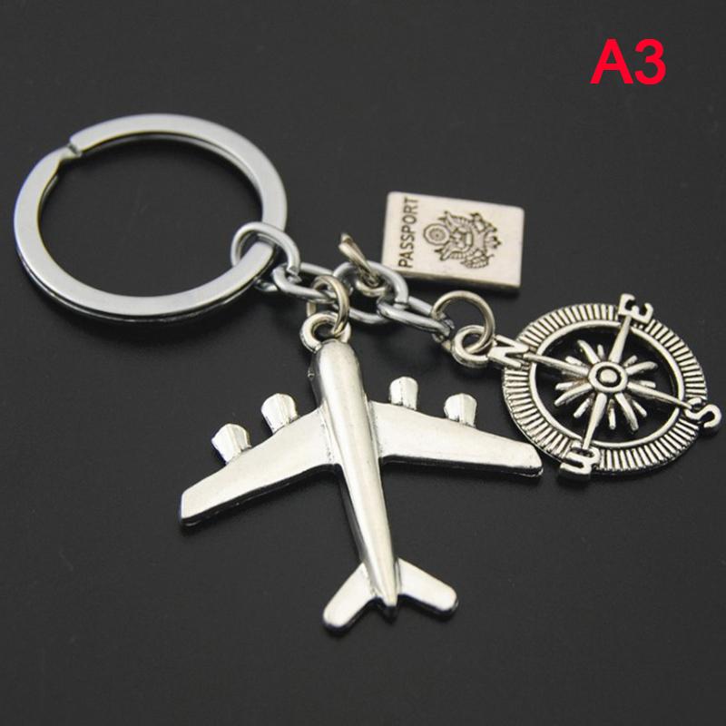 1 шт. брелки с изображением самолета Земли, независимо от того, где подвеска, дорожный брелок