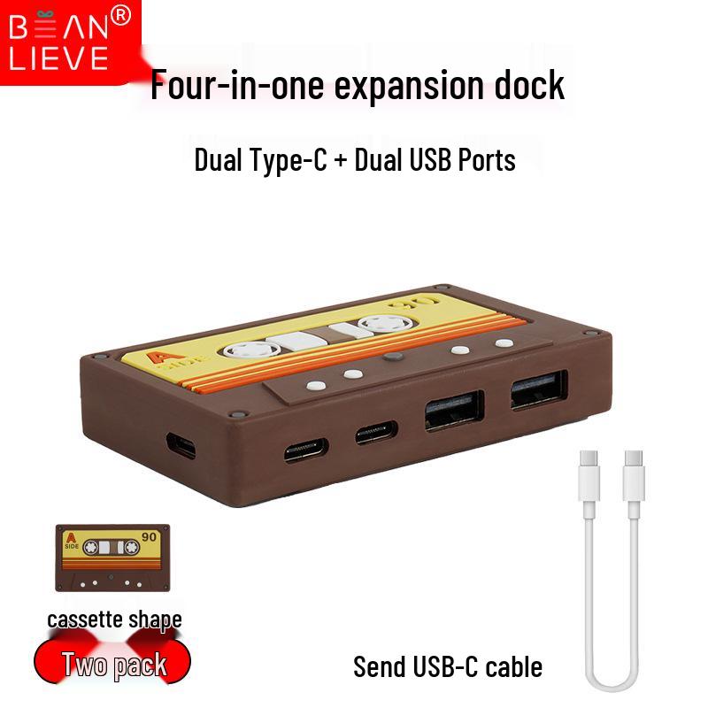 Креативный USB-хаб с несколькими портами для ноутбуков и настольных компьютеров