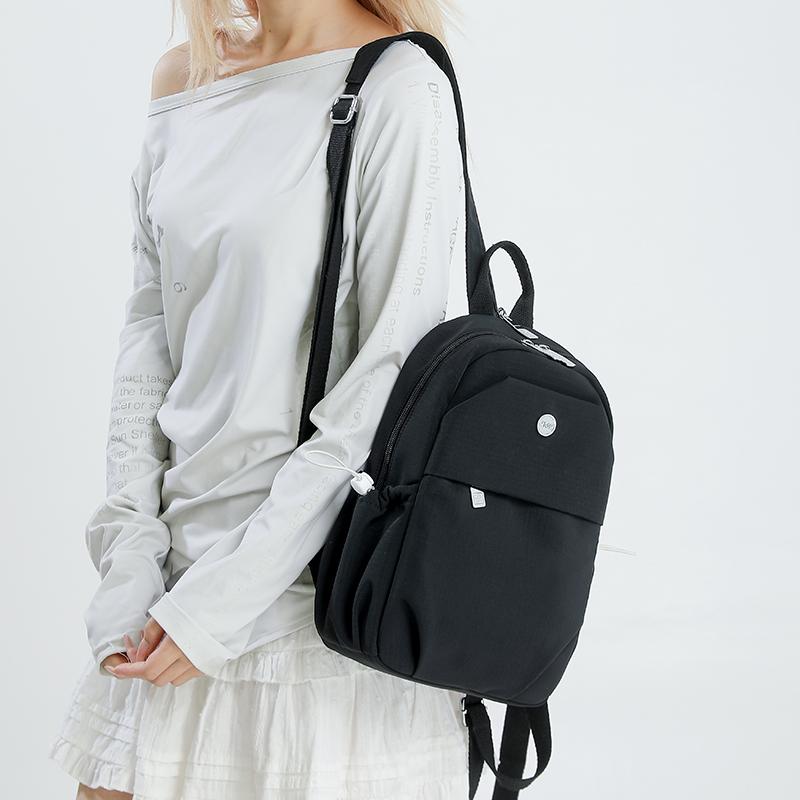 Nylon Backpack Large Capacity Multifunctional Chest Bag College Style Backpack