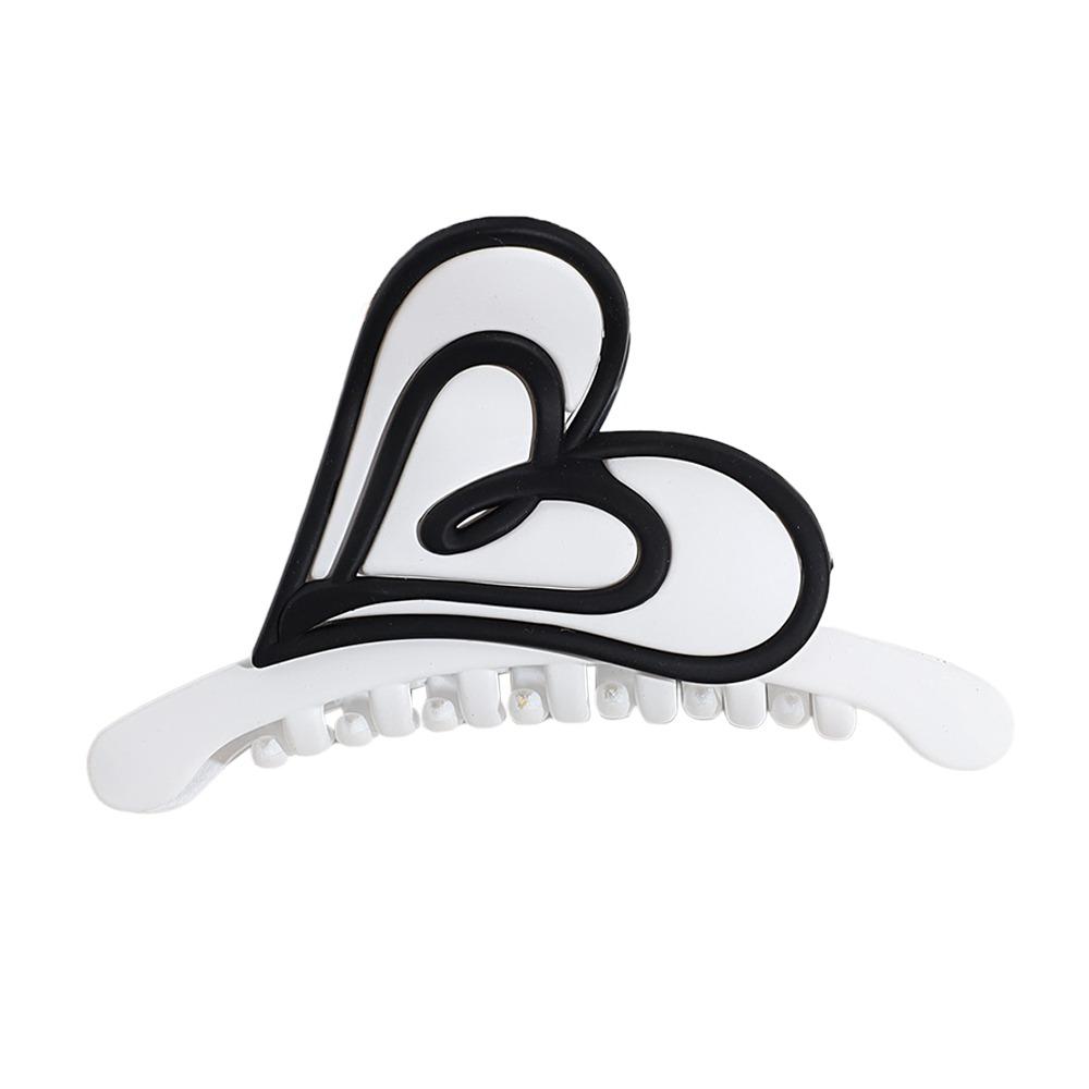 Butterfly Heart Hair Claw Clips Non-Slip Beach Hair Accessories Matte Shark Clips  for Women