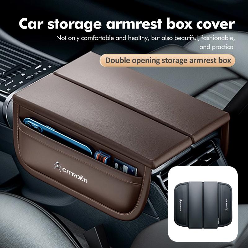 AER4 Car Armrest Box Pad Central Control Cushion Elbow Support Mat For Citroen Jumper Celysee Cactus Picasso Aircross Saxo Grand