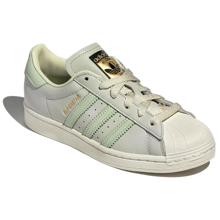 adidas Оригинальные низкие кроссовки Superstar Унисекс Кроссовки Светло-зеленые H00168