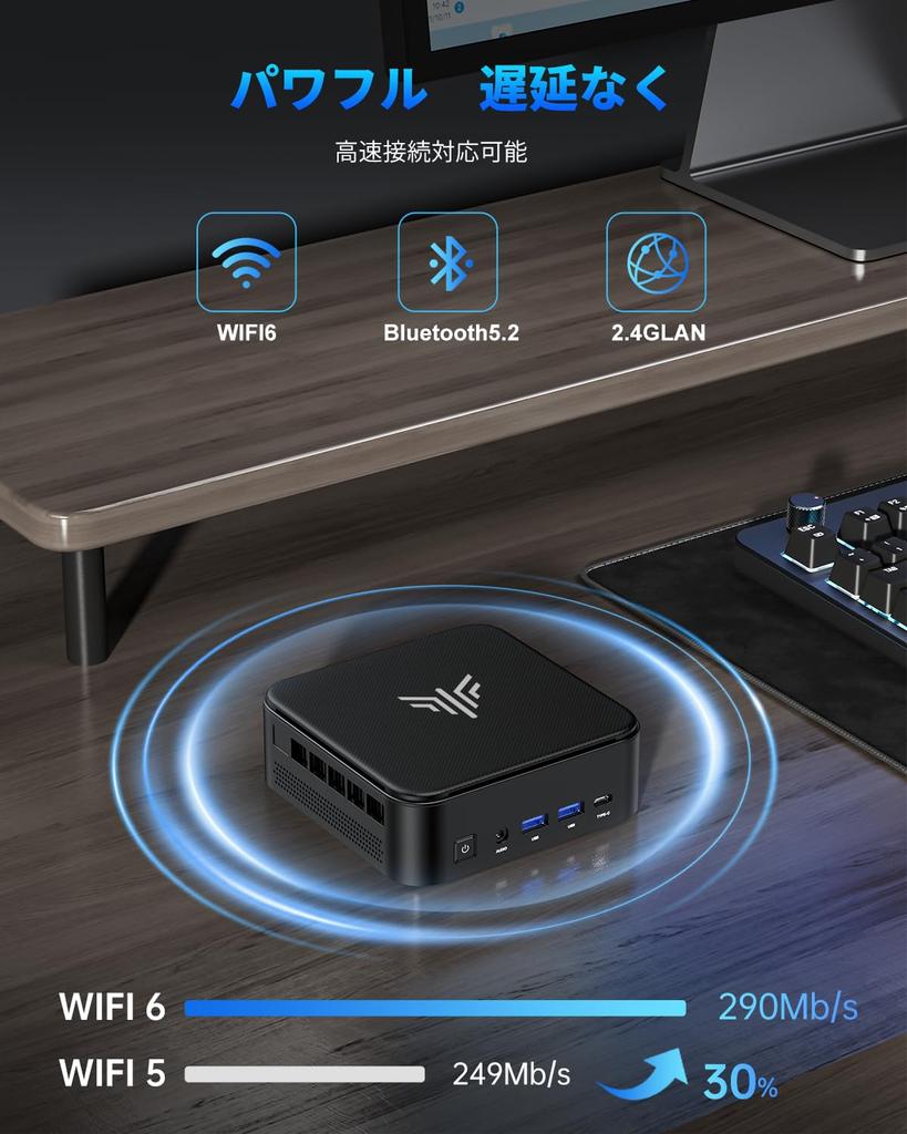 Новый игровой ПК NIPOGI AMD Ryzen 5 7430U Max Mini PC 32 ГБ DDR4 512 ГБ SSD mini pc Windows 11 Pro 4K60 Гц Mini Computer 4K Quiet High Speed Теплоотдача