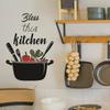 Наклейки на кухонные принадлежности для кухни, настенный фон для кухни, столовой, декоративные настенные наклейки